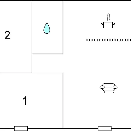 2 Bedroom Amazing In 度假居